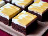 Brownie-Cheesecake au potiron