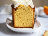 Cake à l’amande et vanille, ganache montée