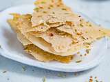 Crackers au levain et aux graines