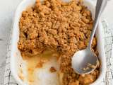 Crumble aux coings et aux pommes