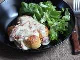 Quenelles au Saint-Marcelin et au jambon de pays