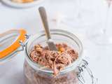 Rillettes de canard aux noisettes