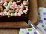 Rocky road brownie