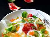 Salade d’hiver au fenouil, orange et avocat