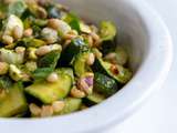 Salade de courgettes froides