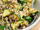 Salade de quinoa aux courgettes