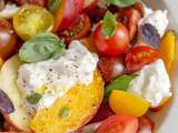 Salade de tomates aux nectarines