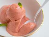 Sorbet à la rhubarbe