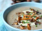 Soupe de chanterelles au vacherin Mont d’Or