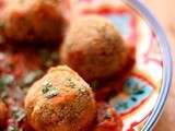 Tajine de boulettes de lentilles