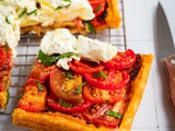 Tarte à la tomate et burrata