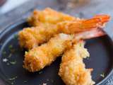 Tempura de crevette au panko et sauce à la mangue