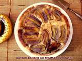 Gâteau banane au rhum façon tatin (sans gluten et sans œuf)