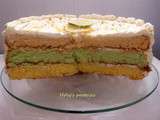 Layer cake aux trois agrumes