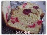 Cake aux cerises