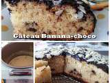 Gâteau Banana-choco au cuiseur