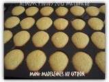 Mini-madeleines au citron