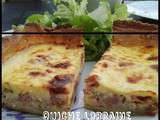 Plat du jour : Quiche lorraine à ma façon