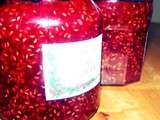 Confiture de framboises sans morceaux