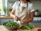 Congeler haricots verts frais : la méthode maison spéciale batch cooking