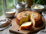 Gâteau flocon d’avoine régime avec fromage blanc pour un apport protéiné