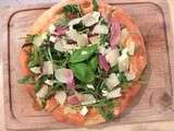 Pizza blanche : parme, roquette & mozzarella