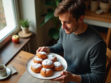 Pour Beignet au pomme à la poêle, sans friteuse ni matériel spécial