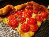 Tarte à la tomate cerise et au raifort