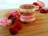 Macarons crème de Marrons / Framboise sans Lactose et sans Gluten