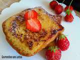 Pain Perdu au Lait d’Amande Vanillé sans Lactose