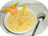 Bouillon thaï : citronnelle, crevettes, curry, coco