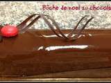 Bûche de noël au chocolat