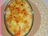 Gratin dauphinois : navets, carottes et romarin