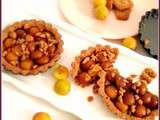 Tartelettes crumble spéculoos aux mirabelles