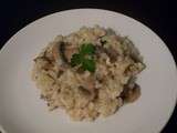 Risotto aux champignons et poulet