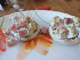 Champignons jambon fromage