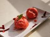 Sorbet fraises et Earl Grey