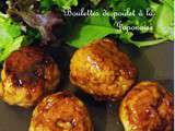 Boulettes de poulet façon Japonaise pour le jeu interblogs