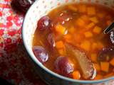 Butternut, dattes, raisin cannelle en dessert