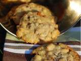 Cookies chocolat, abricot, cacahuètes