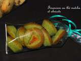 Financiers au thé matcha et abricots