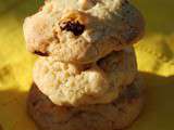 Petits cookies aux deux chunks et cranberries