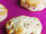 Scones canneberges amandes