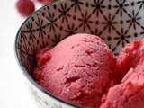 Sorbet framboise maison ultra fruité