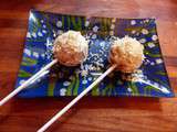 Cake pop roquefort-poire pour un apéro qui détonne