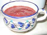 Gaspacho de betterave au vinaigre balsamique