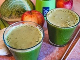 Jus détox aux légumes verts et aux pommes