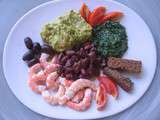 Laissez-vous tenter par cette salade aux crevettes et guacamole