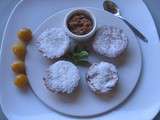 Mini-puddings poire-chocolat à la lavande