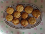 Muffins aux jambon et brie pleins de saveurs